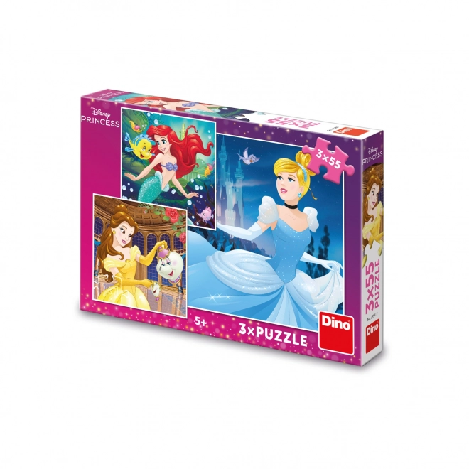 Giochi di puzzle Veselé Princezny 3x55