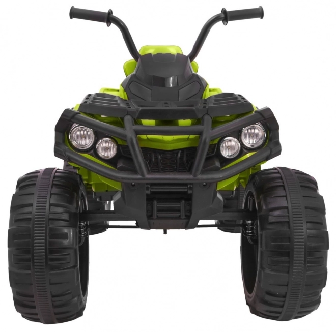 Quad ATV 2,4GHz a batteria per bambini Verde + Telecomando + Ruote EVA + Radio MP3 + Avvio gratuito