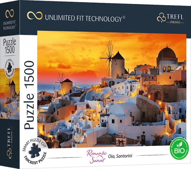 Puzzle Romantico Tramonto: Oia, Santorini 1500 pezzi