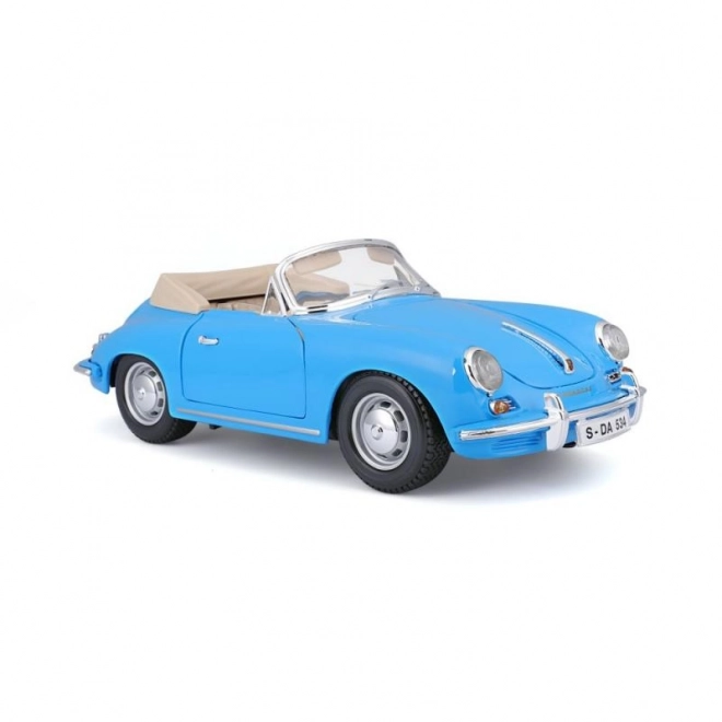 Modellino Porsche 356B Cabriolet 1961 Blu Bburago