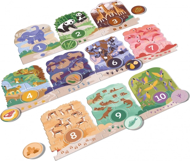 Contare da 1 a 10 con gli animali