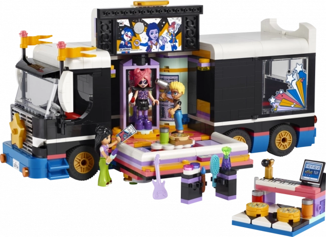 Autobus da concerto delle star del pop LEGO Friends