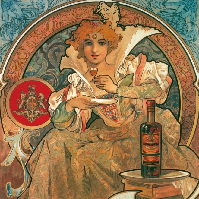 Calendario per appunti Alfons Mucha 2026