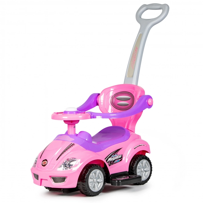 Auto cavalcabile Deluxe 3 in 1 rosa