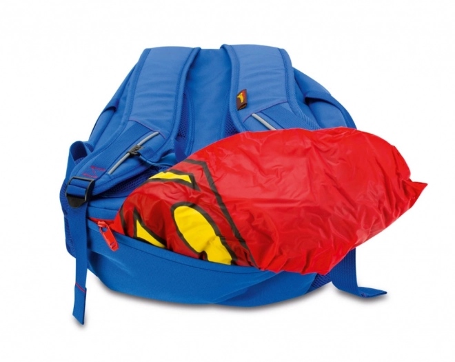 Zaino scolastico con poncho di Superman - Originale