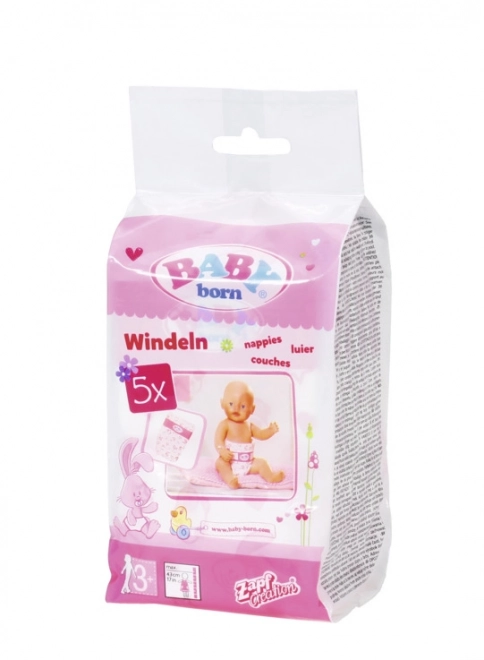 Set di Pannolini per Bambole BABY born