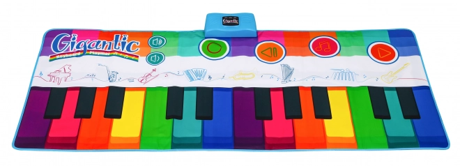 Tappeto Musicale Gigante Tastiera Multicolore