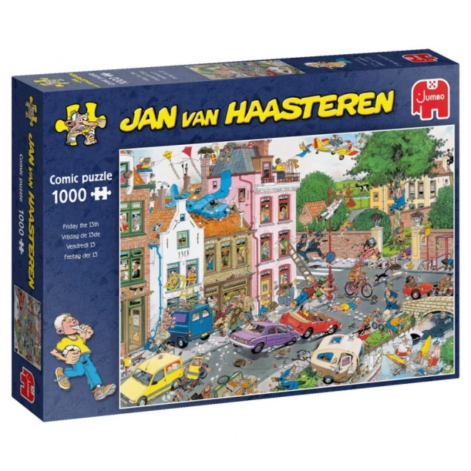 Puzzle JUMBO venerdì 13 con 1000 pezzi di Jan van Haasteren