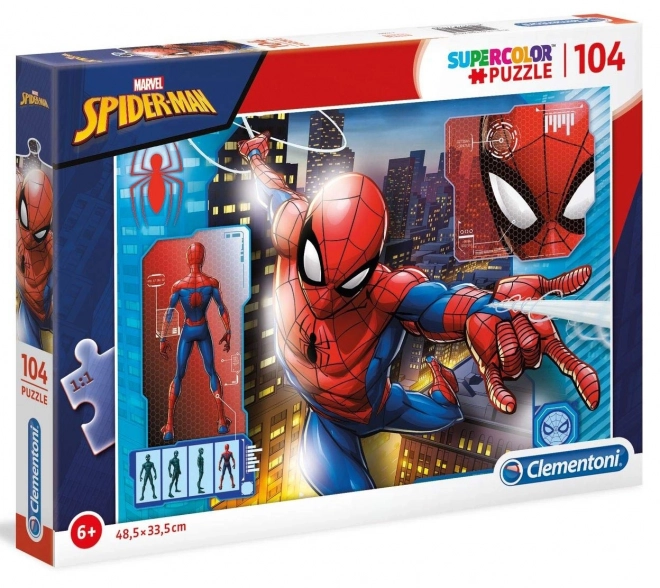 Puzzle con Spiderman 104 pezzi