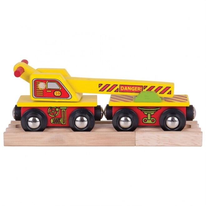 Vagone con Gru Bigjigs Rail