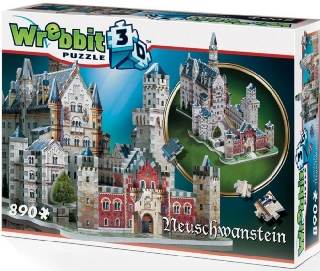 Puzzle 3D Neuschwanstein Castello