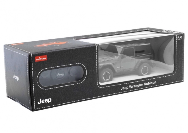 Modello radiocomandato Jeep Wrangler JL Rubicon nero