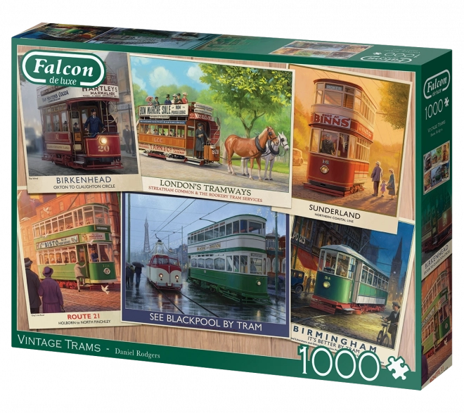 Puzzle tram storiche 1000 pezzi