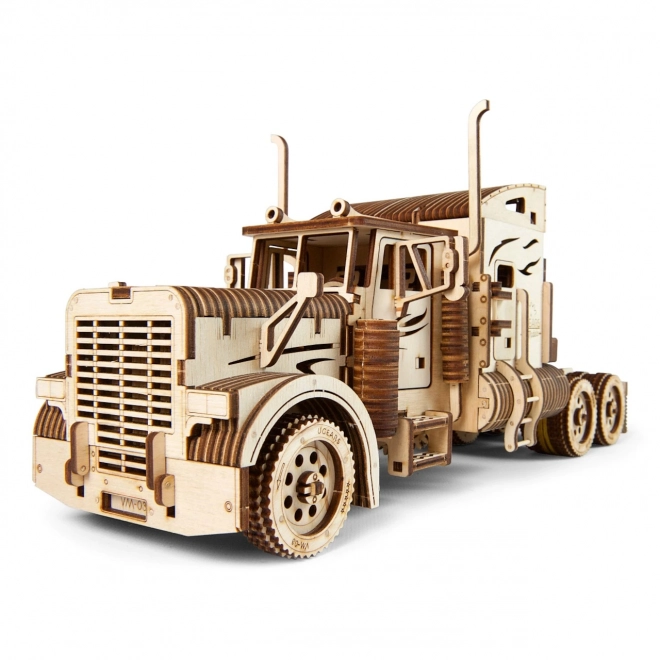 Puzzle 3D camion pesante VM-03 di UGEARS