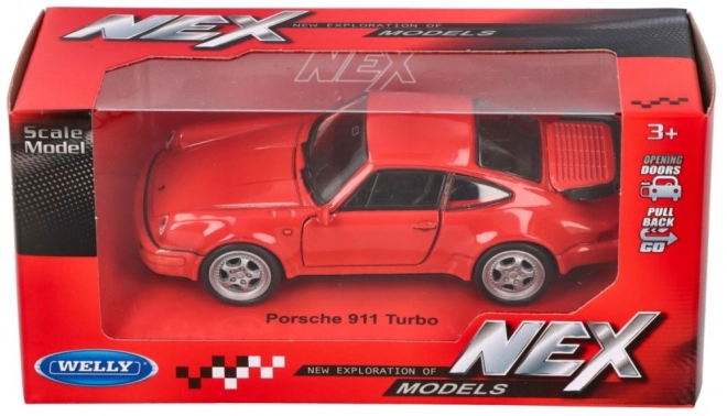 Modello in metallo di Porsche 911 Turbo scala 1:36