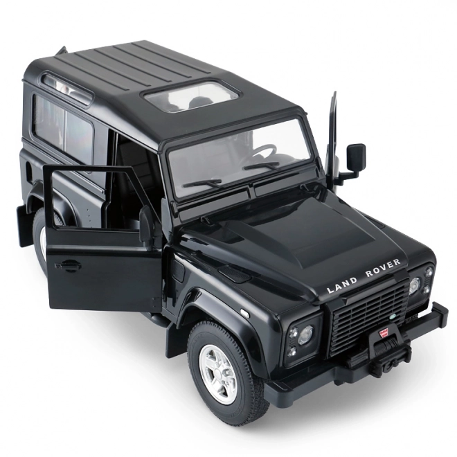 Land Rover Defender Rastar nero telecomandato 1:14