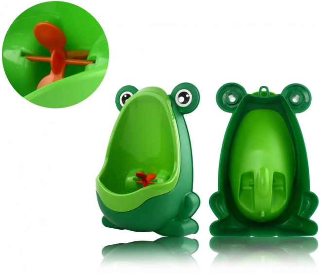 Pisuar da parete per bambini a forma di rana