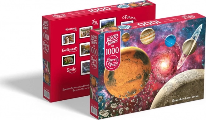 Puzzle Spazio sopra l'orizzonte lunare 1000 pezzi