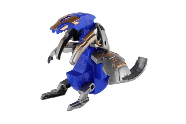 Uovo di dinosauro robot pieghevole in plastica 11cm in vari colori