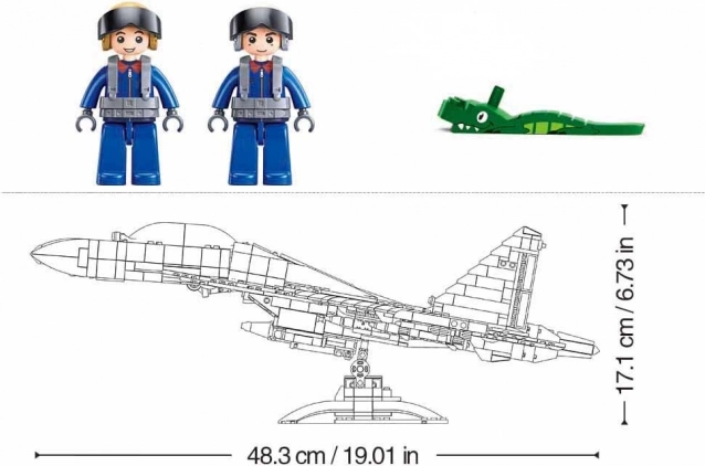 Sluban Modello Caccia J-16