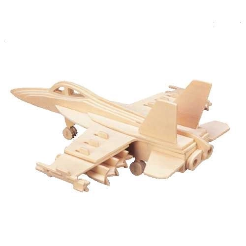 Puzzle 3D in legno Jet