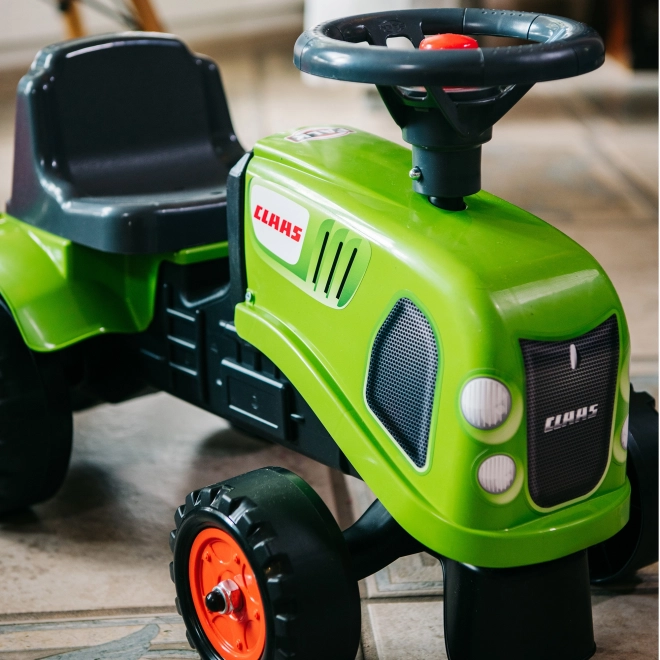 Odrážedlo Baby Claas con rimorchio e attrezzi