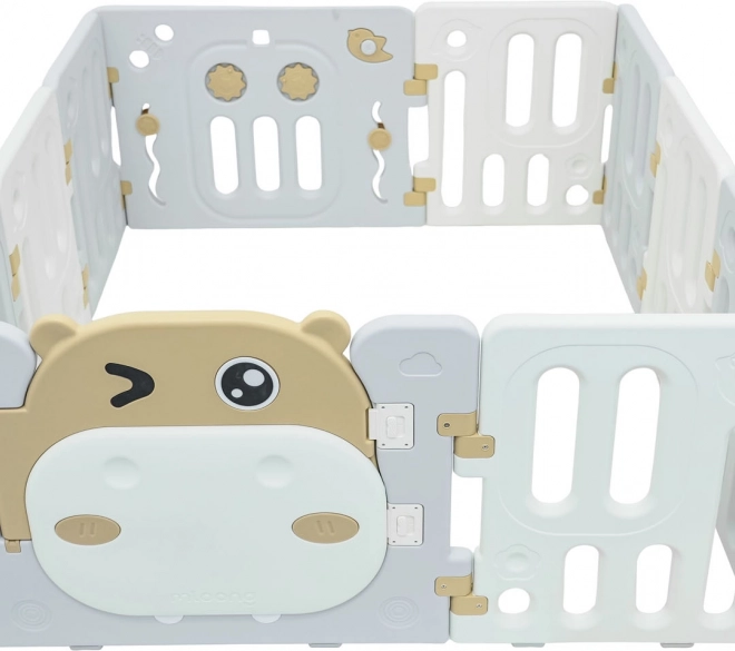 Box per bambini Modulo Ippopotamo marrone