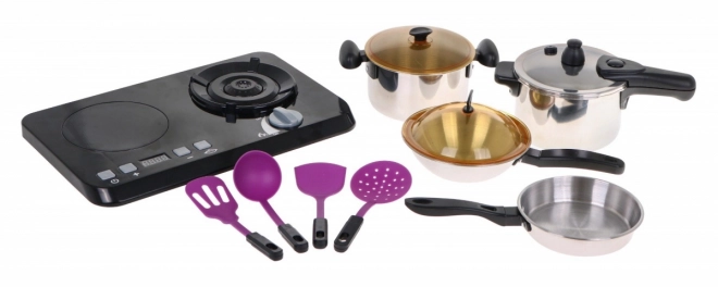 Set giochi da cucina con suoni e luci per bambini 3+