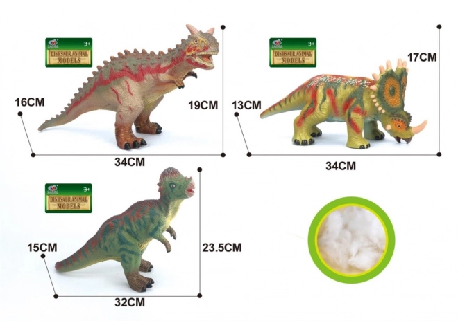 Dinosauro morbido 34 cm con suoni