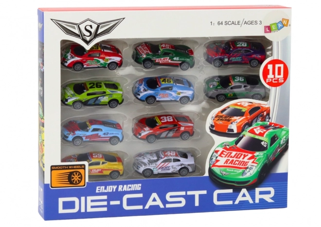 Set di automobili sportive da corsa 1:64