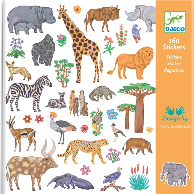 Adesivi Animali Africani DJECO