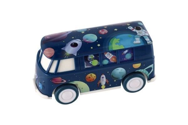 Autobus Spaziale a Frizione in Plastica 13cm