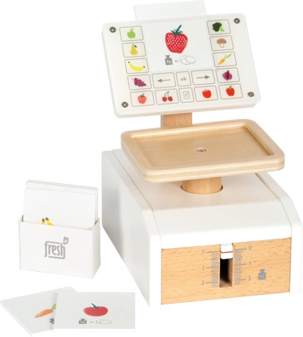 Bilancia in legno per bambini Small Foot Fresh