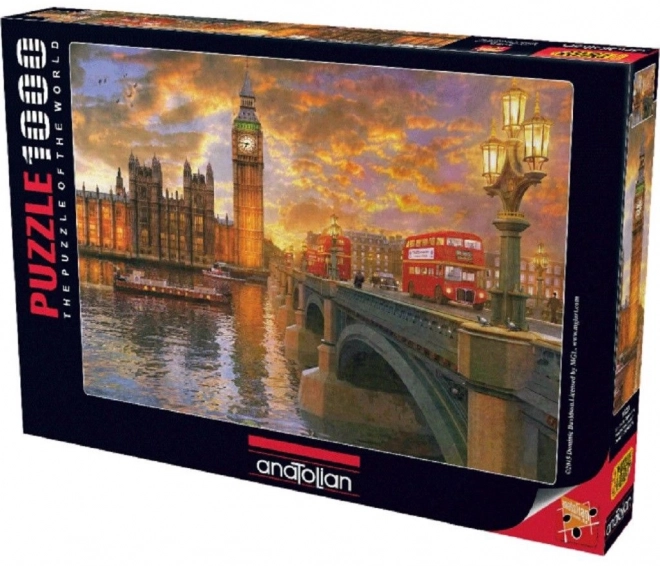 Puzzle Crepuscolo su Westminster 1000 Pezzi