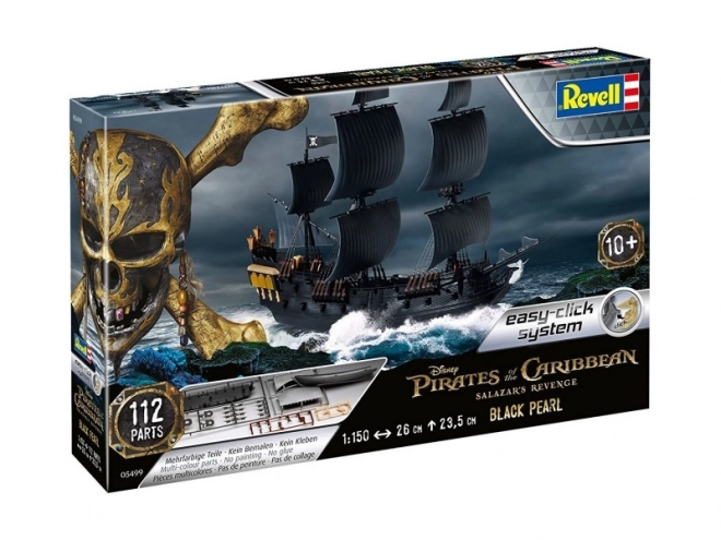 Modello plastico nave Black Pearl 1/150