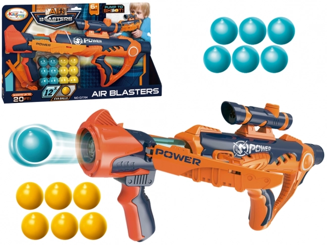 Grande Pistola Spara Palline In Schiuma Air Blaster