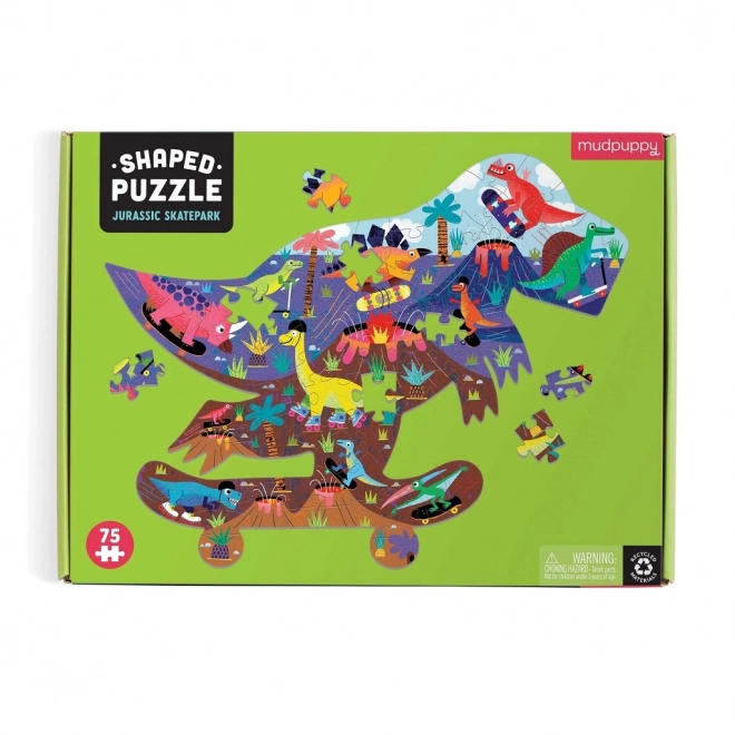 Puzzle Skatepark Giurassico Mudpuppy 75 pezzi