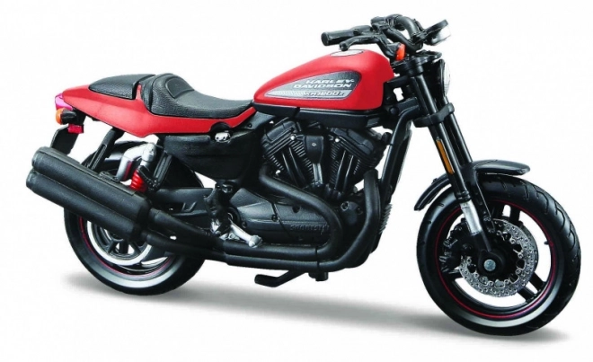 Modello moto Harley-Davidson XR1200X 2011 arancione-nero 1:18