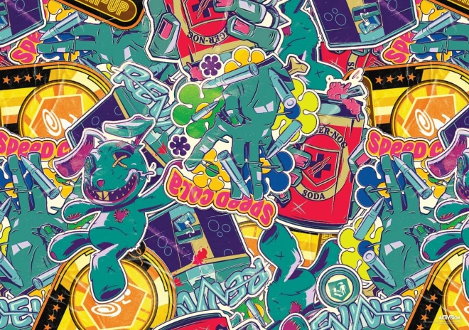 Puzzle Call of Duty - Collage Zombies 1000 Pezzi