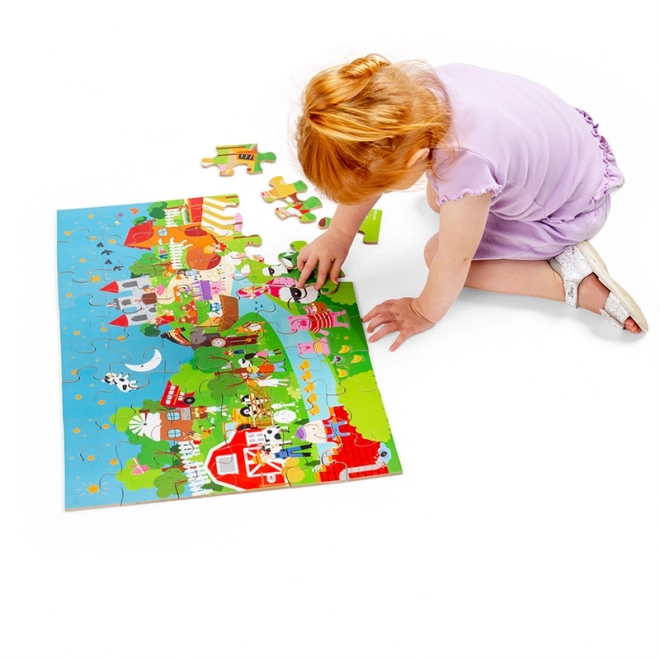 Puzzle da pavimento Storia Fiabesca Bigjigs Toys