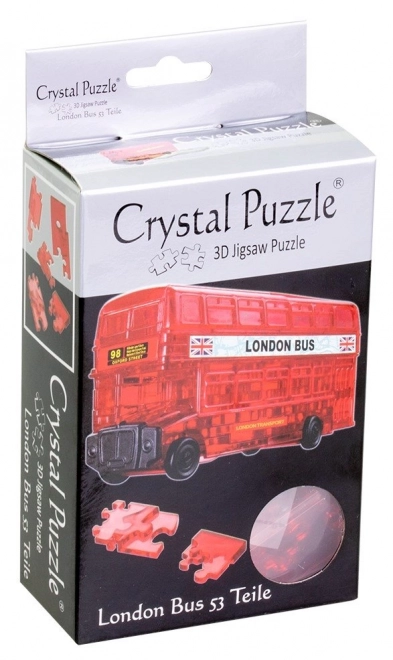 Puzzle 3D Crystal Autobus Londinese