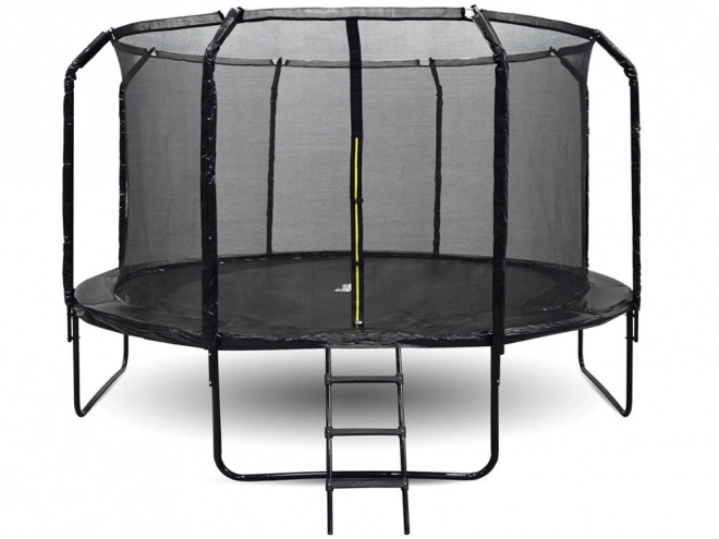 Trampolino da giardino SkyFlyer con scaletta 426 cm