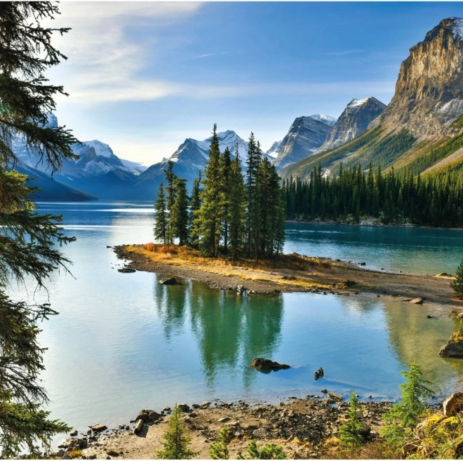 Motivo realistico della natura canadese