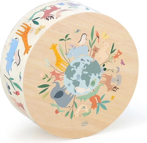 Vilac Cajon in legno Animali del mondo