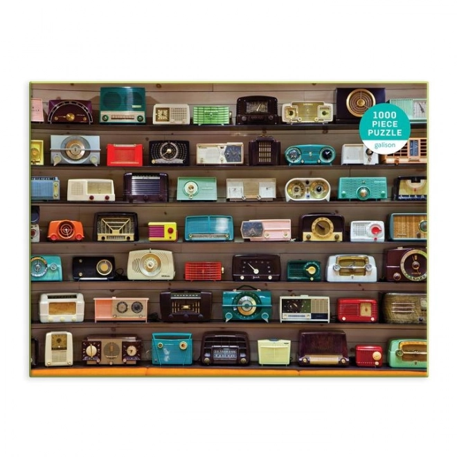 Puzzle Galison radio vintage 1000 pezzi