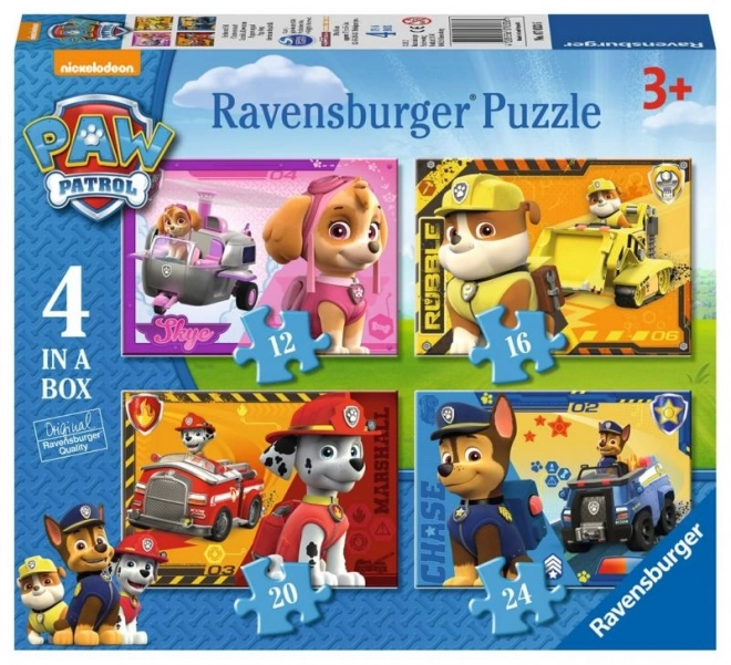 Puzzle 4 in 1 Paw Patrol