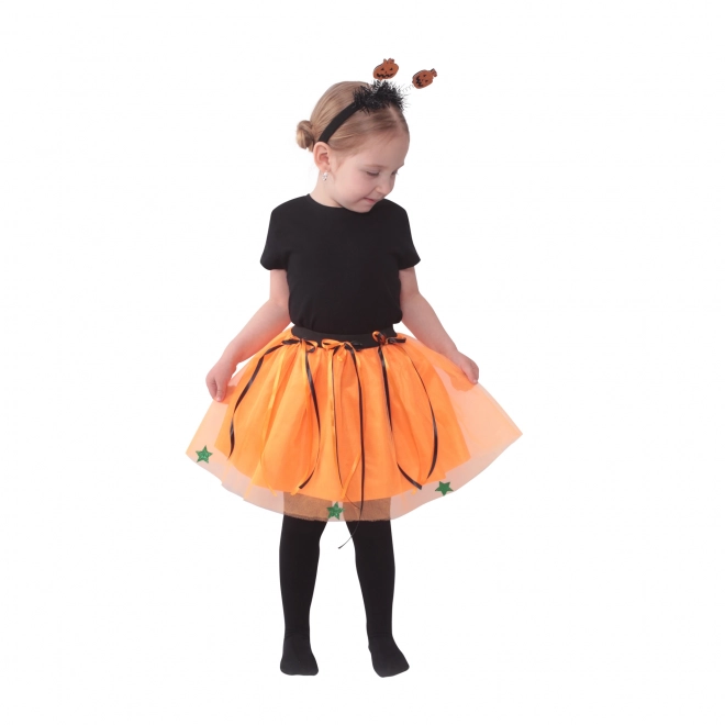 Costume di Halloween bambina gonna tutu con cerchietto