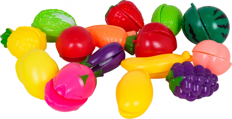 Spesa e taglio degli alimenti con chiusura a strappo