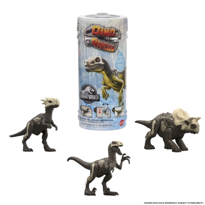 Mondo giurassico dinosauro con sorpresa