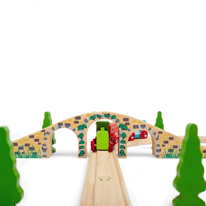 Ponte Ferroviario in Legno Bigjigs Rail